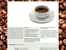 Tablet Screenshot of cafemayancoffee.com